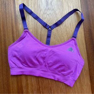 Adidas XS Sports Bra Bright Violet Purple